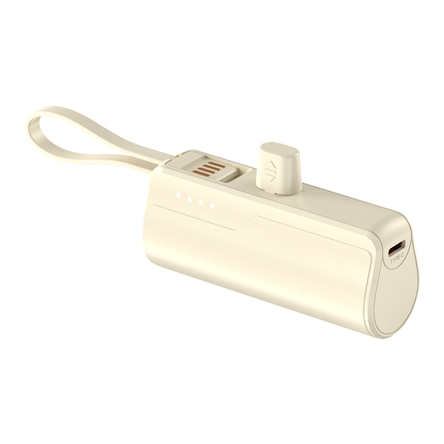 Factory Sale High Quality 2 in 1 Plug-In Mini Mobile Power Charge 5000Mah Power Bank  Mini Pocket Power Bank