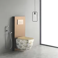 Überlegene Qualität Fabrik lieferant Randlose Wandbehang Bidet Toilette Badezimmer Keramik Quadratische Wandbehang Toiletten