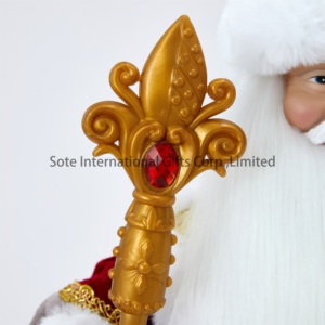 Haute qualité Musical russe Snegurochka longue tresse <span class=keywords><strong>Ded</strong></span> <span class=keywords><strong>Moroz</strong></span> électrique et animé neige fille Figure pour nouvel an jouets cadeau - Product Image 6