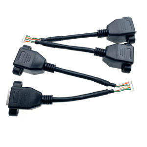 Kustom 2 in 1 kabel RJ45 Female ke Molex 51021 1.25mm Pitch 9P USB kabel ekstensi Rakitan - Product Image 6