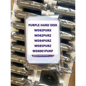ฮาร์ดดิสก์ภายใน WD84PURZ สีม่วงดั้งเดิม ขนาด 8TB 3.5 นิ้ว SATA สำหรับกล้องวงจรปิด WD82PURX HDD สำหรับ NVR ระบบตรวจสอบเดสก์ท็อป WD8001PURP - Product Image 1