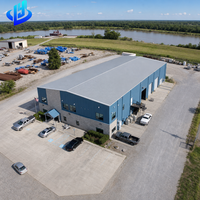 Structure en acier pour entrepôt industriel, conception de construction, charpente métallique préfabriquée, entrepôt en acier d'occasion