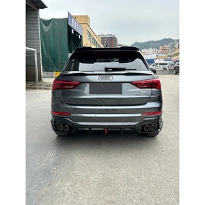 Pièces automobiles BTC Good Fitment pour <span class=keywords><strong>Audi</strong></span> <span class=keywords><strong>Q3</strong></span> : Kit carrosserie de style amélioré, Lame avant, Diffuseur arrière, Spoiler, Aileron supérieur en fibre de carbone - Product Image 5