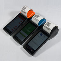 Écran tactile économique de 5.5 pouces Système de point de vente intelligent Paiement sans espèces Lecteur NFC Terminal de point de vente avec imprimante thermique