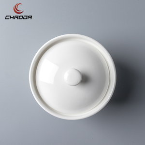 Soupe en céramique pour restaurant, 4 pièces, bol rond de 4 pouces avec couvercle, cuiseur à vapeur, meilleurs Pots à soupe, fait-tout en céramique - Product Image 5