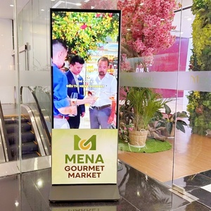 2K kỹ thuật số biển kiosk 43/55/65/75/86 inch LCD AD instore Màn hình tầng thường vụ công cộng video máy nghe nhạc quảng cáo cho thang máy - Product Image 1