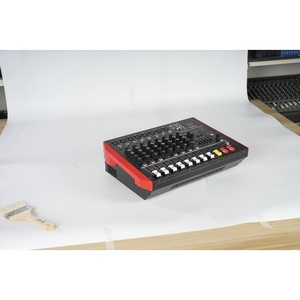 Consola de Mezcla de Sonido Profesional de 8 <span class=keywords><strong>Canales</strong></span> <span class=keywords><strong>7.1</strong></span> USB, Mezclador de Audio Digital Pequeño para Escenario, Hogar, Bar, <span class=keywords><strong>Amplificador</strong></span> de Metal, Reproductor de Música - Product Image 2