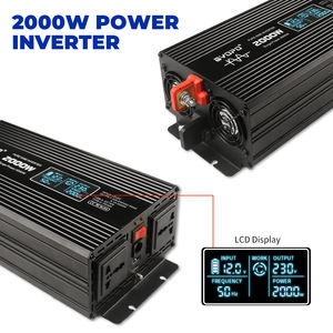 Onduleur à onde sinusoïdale Pure 2000 Watts DC <span class=keywords><strong>12V</strong></span> 24V 48V AC 220V <span class=keywords><strong>230V</strong></span> <span class=keywords><strong>adaptateur</strong></span> de chargeur de convertisseur de <span class=keywords><strong>voiture</strong></span> 4000W <span class=keywords><strong>pour</strong></span> les appareils ménagers - Product Image 5