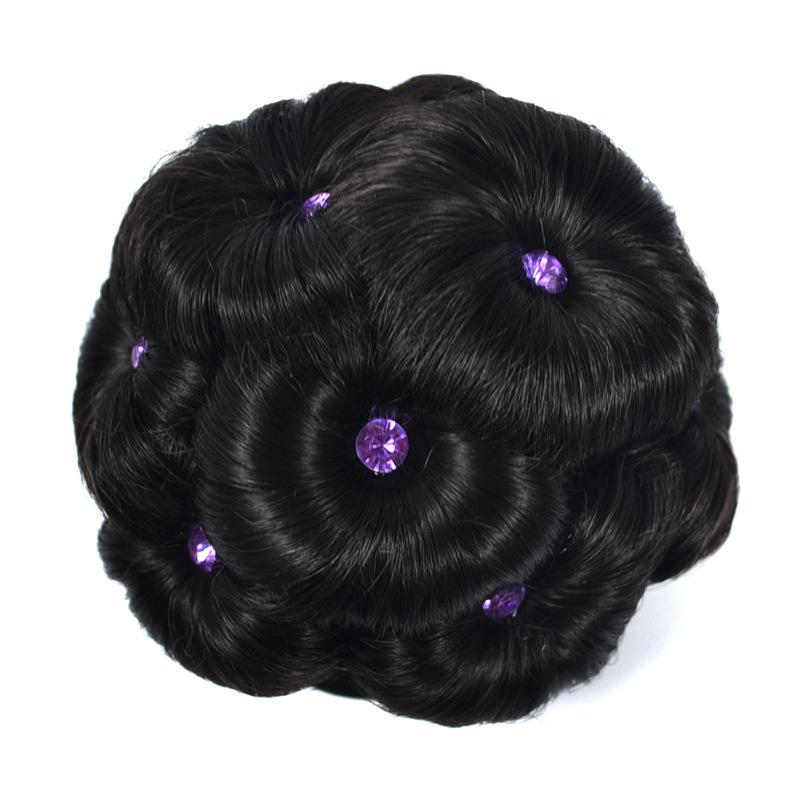 Diamant pourpre noir naturel