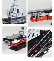 WANGE 3520 1:32 Destructor de Misiles Submarino, Modelo MOC, Bloques de Construcción de Partículas Pequeñas