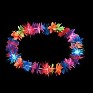 LED Flashing <strong>Light</strong> <strong>up</strong> Multicoloured Hawaii Lei Hawaii Necklace Hawaii <strong>Garland</strong> HAWAII-0050 - Product Image 4