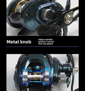 <span class=keywords><strong>Ensemble</strong></span> de moulinets de pêche <span class=keywords><strong>Daiwa</strong></span> pour la pêche à la <span class=keywords><strong>carpe</strong></span>, main gauche, avec frein magnétique, combo canne à pêche - Product Image 4
