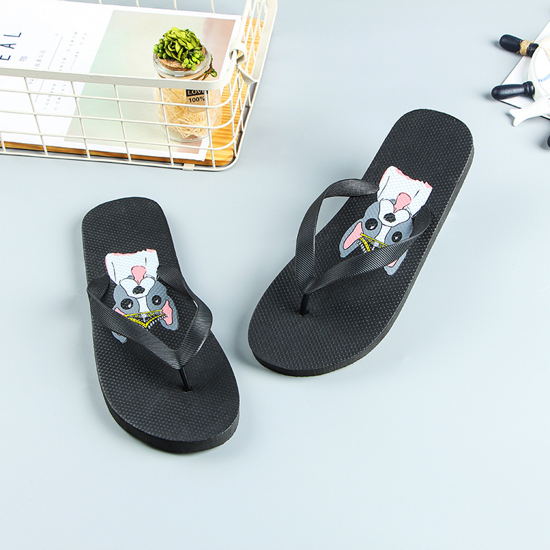 Custom Printed PE PVC Flip-flops Slippers for Women New Styles Men Filpflops