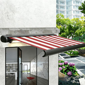 Toldo Retráctil de Pared con Control Remoto, de Acrílico y Aleación de Aluminio, Protección Contra Sol/Lluvia/Nieve/Viento, Anti-UV - Product Image 2