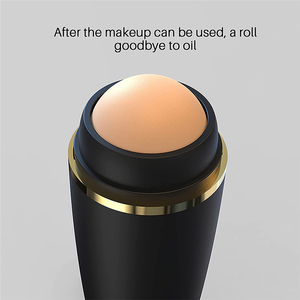 1 pièce Rouleau absorbant l'excès de sébum pour le visage, en pierre volcanique, lavable, outil de soin et de maquillage pour éliminer l'huile cutanée - Product Image 4
