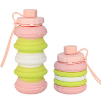 Gobelet à café pliable en silicone réutilisable, résistant à la chaleur, mug pliable pour le bureau, les voyages et l'extérieur
