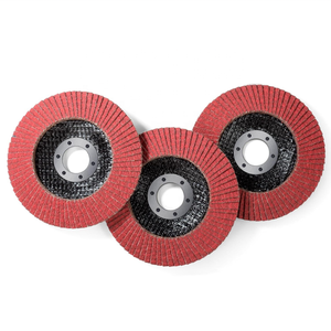 Discos de Láminas de Cerámica con Respaldo de Fibra de Vidrio Dongtai de 4-1/2 Pulgadas, Grano 40/60/80/120, Disco de Láminas OEM para Pulir Metal, para Amoladora Angular - Product Image 2