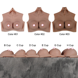 B-H-Körbchen Realistische Silikon-Brustprothesen Künstliche Silikon-Brustform Falsche Brüste für Crossdresser, Drag Queens und Transgender - Product Image 4