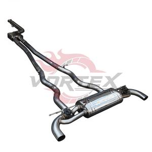 Vortex Quad Carbon Tip Valved Muffler Fit BMW 840i 2019-2022 Stainless Steel Full Catback Sport <b>Exhaust</b> Assembly - Product Image 5