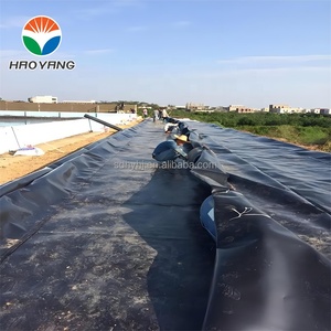 Géomembranes industrielles en PEHD pour l'aquaculture, épaisseurs 0,5-2,5 mm, pour l'élevage de crevettes, revêtement de bassin à poissons, lacs artificiels en PVC et LDPE - Product Image 4