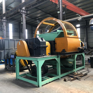 Half-Automatische Schrootwagen Fabriek Hele Afval Volledig Recycling Band <span class=keywords><strong>Crusher</strong></span> Auto Gebruikt Mobiele Tracks Draagbare Banden Shredder Te Koop - Product Image 2
