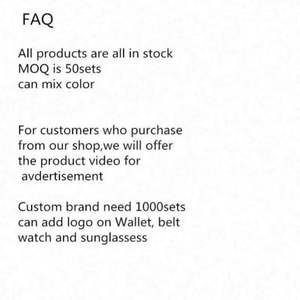 Reloj de Cuarzo de Lujo para Hombre con Esfera Grande, 6 Piezas/Set, Set de Regalo Boutique con Cinturón, Cartera, Perfume, Llavero y Bolígrafo, Gran Venta 2025 - Product Image 2