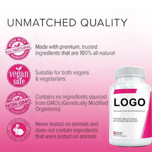 Capsules d'augmentation et d'amélioration mammaire OEM pour femmes, 100% fruit de palmier nain pur, 60 capsules - Product Image 4