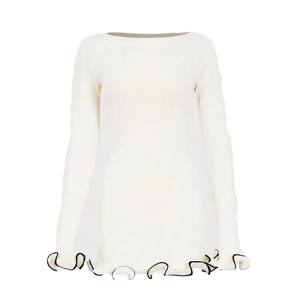 มินิเดรสสั้นมีระบายแขนยาวเข้ารูปของผู้หญิงเดรสปาร์ตี้2024หรูหรางานลำลองมินิเดรสสำหรับผู้หญิงมาใหม่ - Product Image 2