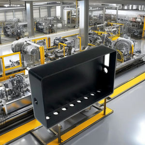 Renk anodize alüminyum ekstrüzyon paslanmaz çelik kum kabı muhafaza alüminyum alaşım CNC freze levha Metal kesme parçaları - Product Image 5