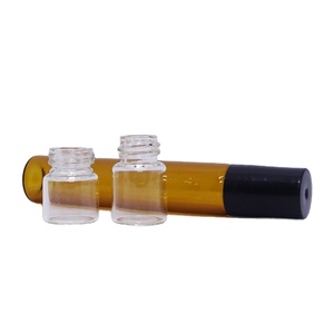 Bouteilles en <span class=keywords><strong>verre</strong></span> médicales <span class=keywords><strong>avec</strong></span> <span class=keywords><strong>bouchon</strong></span> en bois, 5ml, 8ml, 10ml, 12ml - Product Image 4