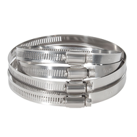 Collier de serrage en acier inoxydable pour conduit de ventilation flexible |   Bande de serrage robuste pour tuyau d'air de CVC |   Direct d'usine