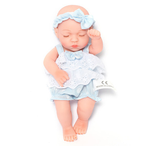 <b>Vinyl</b> Doll Play Home Toy 12 inch Reborn Doll Simulation Sleep Doll Fashion Dress up Doll Wholesale - Product Image 6