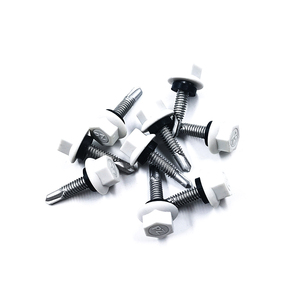 Tornillos <span class=keywords><strong>de</strong></span> combinación Tornillo autoperforante <span class=keywords><strong>de</strong></span> brida <span class=keywords><strong>de</strong></span> cabeza hexagonal <span class=keywords><strong>de</strong></span> nailon <span class=keywords><strong>de</strong></span> acero al carbono con arandela EPDM - Product Image 4