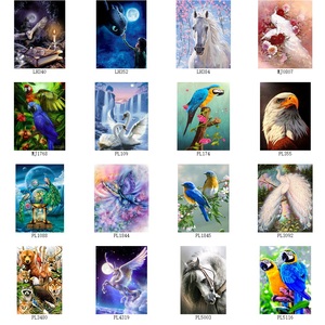 Kit de peinture au diamant DIY Licorne 30x40, entièrement perlé, AB FD, pour enfants, artisanat amusant et facile - Product Image 4