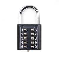 Cadenas à combinaison à 10 chiffres, cadenas à bouton-poussoir 8031A, approvisionnement direct d'usine, couleur personnalisée, cadenas à mot de passe numérique