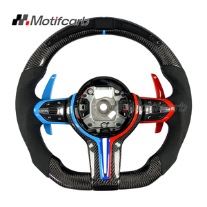 Volante Deportivo Personalizado de Fibra de Carbono con LED Inteligente para BMW 330i 440i M2 M3 M4 M5 F10 F30 X3 X5 F15 F16 F18 2010-2018 - Product Image 1