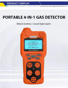 Analizador de gas portátil industrial 4 en 1, pantalla LCD resistente al agua, Detector multigas, Analizador de hidrógeno H2 NH3 CO O2 LPG - Product Image 4