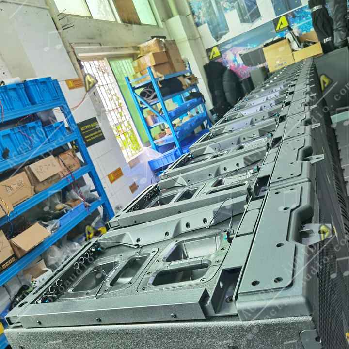 Ground Stack Line Array - VTXV25 Double 15 Inch Speakers