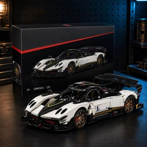 QM00201 Neuer MOC City <span class=keywords><strong>1</strong></span>:8 Sportwagen Bausatz Rennwagen-Modell für Erwachsene Weihnachtsgeschenk 3376 Teile Bausteine Set - Product Image 1