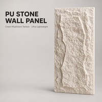 Panneau mural en PU 600x1200mm, léger, imperméable, imitation pierre, texture 3D, pour hôtel, villa, mur d'accentuation