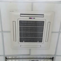 Purificateur d'air commercial monté au plafond, personnalisé OEM ODM, avec filtre HEPA, charbon actif, ESP, UV et télécommande, pour l'élimination de la fumée