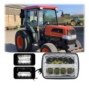 ไฟหน้า LED ทรงสี่เหลี่ยมผืนผ้า5x7นิ้วสำหรับรถแทรกเตอร์ Kubota ไฟหน้า LED อลูมิเนียม35W ลำแสงสูงและต่ำใหม่ - Product Image 1