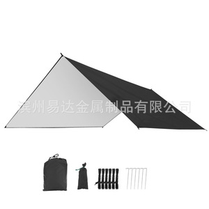 Boucle à trois trous en acier inoxydable Eda 304 25 mm pour accessoires de tente - Product Image 3