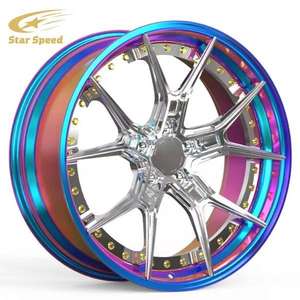 Ruedas de coche de pasajeros personalizadas cromadas 6x139,7 de 2 piezas forjadas SS para llantas todoterreno Volkswagen Amarok Toyota Hilux de 20 22 24 26 pulgadas - Product Image 1