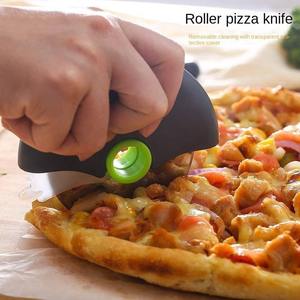 Rodillo redondo para cortador de <span class=keywords><strong>pizza</strong></span>, rueda, cubierta protectora desmontable, fácil de limpiar, Material PP, piedra, herramientas para <span class=keywords><strong>pizza</strong></span> - Product Image 2