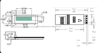 Pantalla LCD OLED SSD1306 de 0.91 Pulgadas 128x32 12832 y 0.96 Pulgadas 128x64 12864 en Existencia