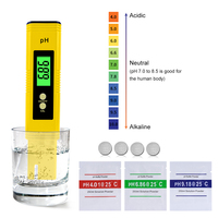 pH-mètre numérique LCD à rétroéclairage vert / Testeur pour sites expérimentaux / pH-mètre de type stylo pour aquarium, piscine, eau, vin