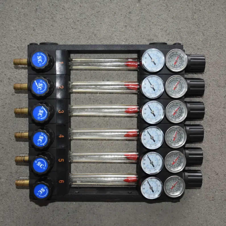 Haida regolatori di flusso di acqua di raffreddamento volumetrica misuratore di portata regolatore di pressione per la macchina di stampaggio a iniezione