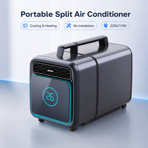 1600W <b>Portable</b> Split <b>AC</b> <b>Unit</b> No Window Installation Mobile Air Conditioner With Cooling Heating Function for Outdoor Camping 1. - Product Image 1