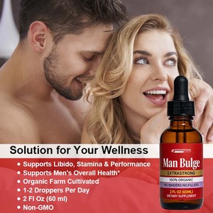 Gouttes OEM Man Bulge <span class=keywords><strong>Libido</strong></span> pour stimuler le désir avec Tongkat Ali, Tribulus, Ginseng noir et Fenugrec – <span class=keywords><strong>Complément</strong></span> pour la performance masculine - Product Image 2